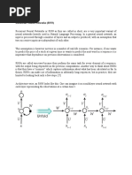 Recurrent Neural Networks (RNN)