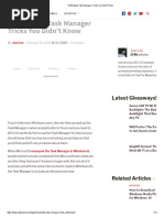 10 Windows Task Manager Tricks You Didn't Know