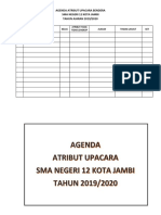 Agenda Upacara Bendera SMA Negeri 12 Jambi