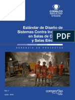 Estándar N°15 - Diseño de Sistemas Contra Incendio en Salas de Control y Salas Eléctricas