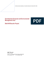 Development Proposal and Environmental Management Plan Bald Hill Bauxite Project