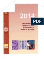 Guidelines for malaria in India 