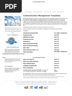7.0 Communication Management Templates