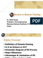 Introduction To Remote Sensing