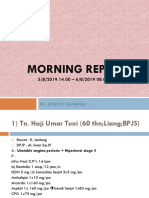 MORNING REPORT: UNSTABLE ANGINA AND PNEUMONIA CASES