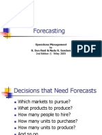 Forecasting: Operations Management R. Dan Reid & Nada R. Sanders