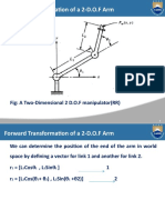 Forward Kinematics 2DOF Manipulator