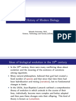 A Brief History of Modern Biology: Waseda University, SILS, Science, Technology and Society (LE202)
