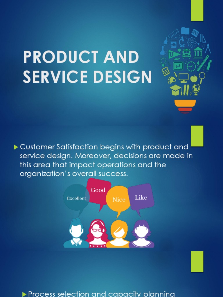 Product and Service Design | PDF | Product Design | Market Analysis
