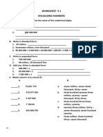 Math Worksheets Qtr. 1 Karen