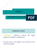 MEL304 Notes Trasducer Elements