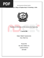 Course File Front Pages Dcom