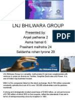 LNJ Bhilwara Group: Presented By: Anjali Pathania 2 Asma Hamal 6 Prashant Malhotra 24 Saldanha Rohan Tyrone 29