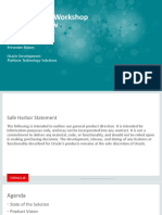 Oracle PBCS - Workshop PBCS Overview: Presenter Name: Oracle Development Platform Technology Solutions