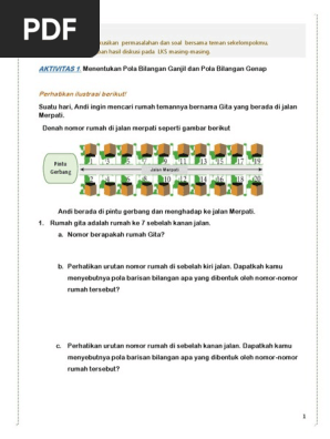 Lkpd 1 Pola Bilangan