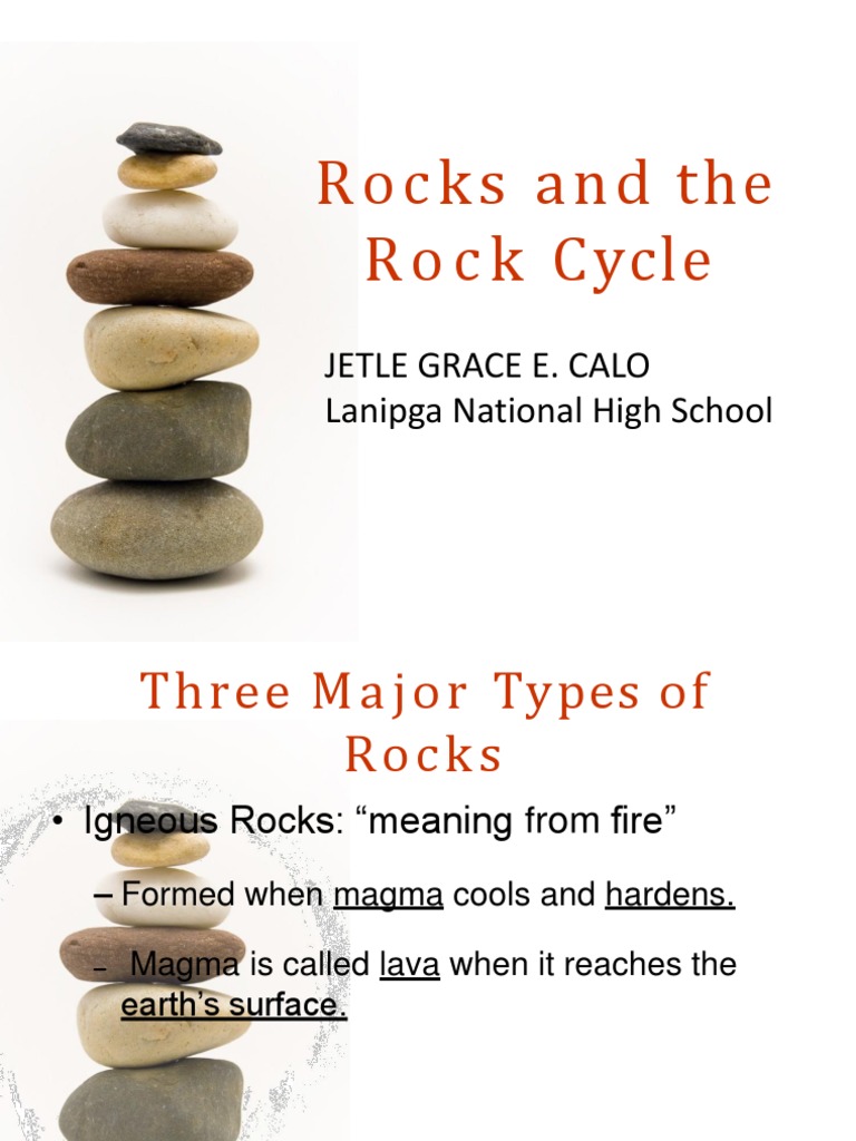 3.rocks and Rock Cycle | PDF | Sedimentary Rock | Rock (Geology)