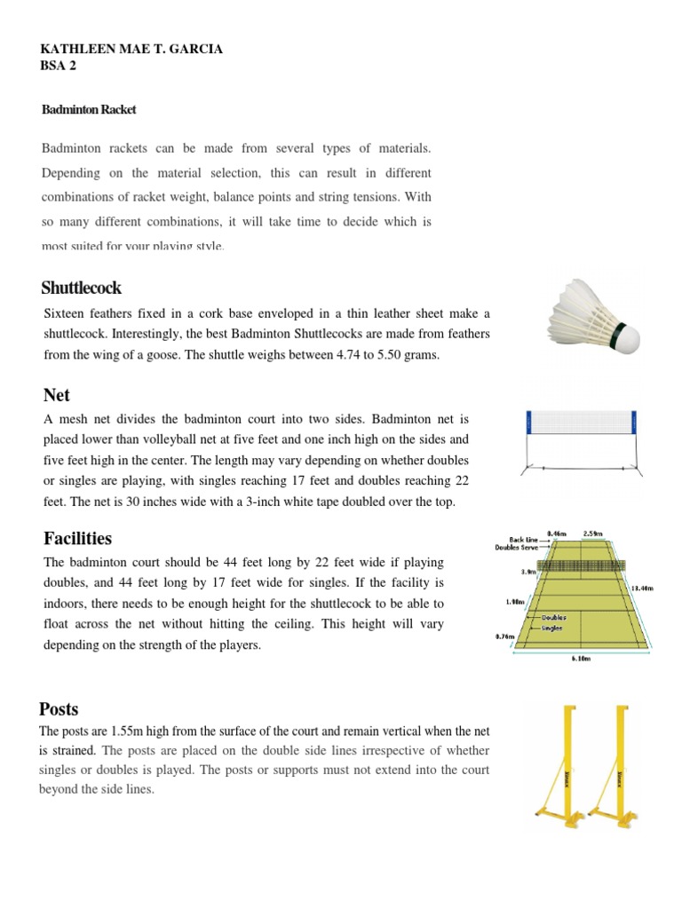 Badminton Racket | PDF