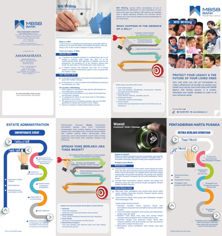 Will Writing (Amanah Raya Berhad) | PDF | Will And Testament | Private Law