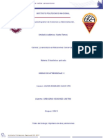 Gregorio Sanchez Castro Ejercicio 4. Hipotesis para Dos Poblaciones