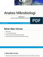 Analisis Mikrobiologi - Pertemuan 2-1