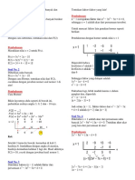 Contoh Soal Dan Pembahasan Suku Banyak Dan Teorema Sisa Matematika 11 SMA