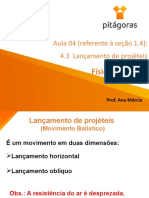 1.4 - 4.3 Movimento de Projéteis