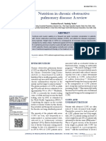 (Journal of Translational Internal Medicine) Nutrition in Chronic Obstructive Pulmonary Disease A Review