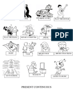 Present Continuous WORKSHEET