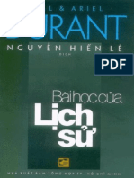 Bai Hoc Cua Lich Su - Will & Ariel Durant - Nguyen Hien Le Dich