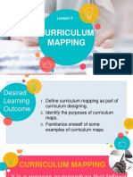 Curriculum Mapping