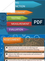 Assessing Student Learning