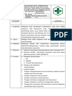 8.1.4.1 Sop Pelaporan Hasil Pemeriksaan Lab Yg Kritis