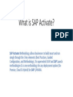 What Is SAP Activate?: SAP Activate Methodology Allows Businesses To Build Smart and Run