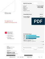 View your Singtel bill overview and total due