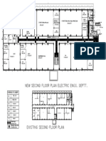 New Second Floor Plan Electric Engg. Deptt.: D1 D2 D3 D4 W1 W2 V2 .55X2.50