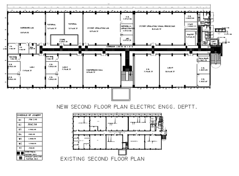 Second Floor Plan for Electrical Dept. | PDF