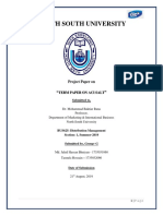 North South University: Project Paper On