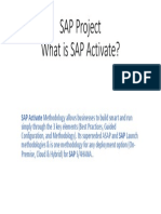 SAP Project What Is SAP Activate?: SAP Activate Methodology Allows Businesses To Build Smart and Run