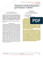 Comparison of Destructive and Non Destructive Testing of Concrete a Review IJERTV6IS110042