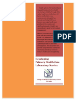 Developing Primary Health Care Laboratory Service CMLS SL (BOOK 2) 