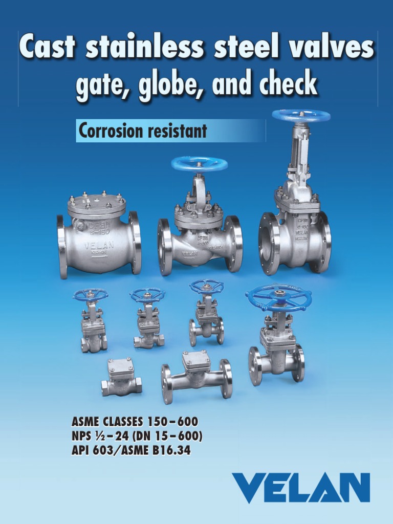 Velan Stainless Valves | PDF | Cryogenics | Valve