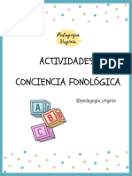 Actividades Conciencia Fonologica