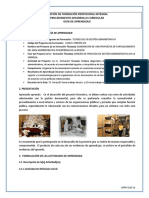 Guía 1 Organizar Documentos de Archivo