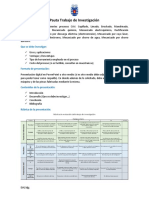 Pauta Trabajo de Investigación