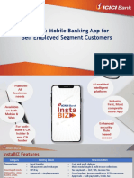 Instabiz: Mobile Banking App For Self Employed Segment Customers