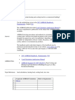 ASHRAE Technical FAQ: 2017 ASHRAE Handbook - Fundamentals F18 Load Calculation Applications Manual