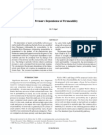 The Pressure Dependence of Permeability