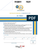 Prova e Gabarito USCS Medicina 2019 2