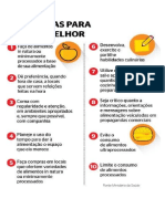 As 10 Regras para Alimentação Saudável Ministerio Da Saúde