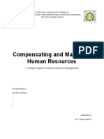 Compensating and Managing Human Resources: A Written Repot in Human Resource Management